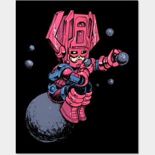 Galactus Nom Nom Posters and Art
